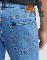 Lee Daren Zip Fly Męskie Spodnie Jeansowe Azure Mid L707OWC16 112331704